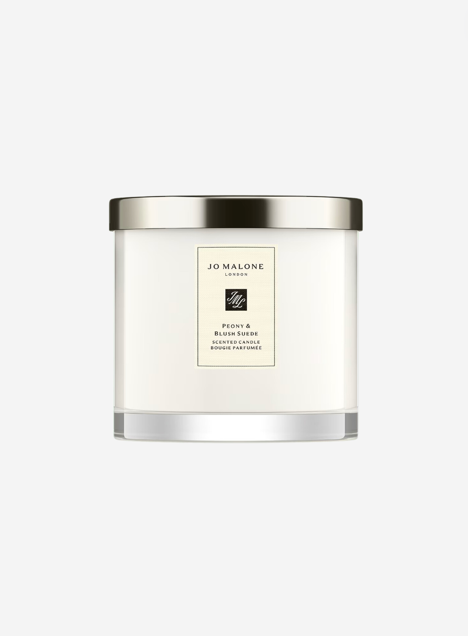 Peony & Blush Suede Deluxe Candle