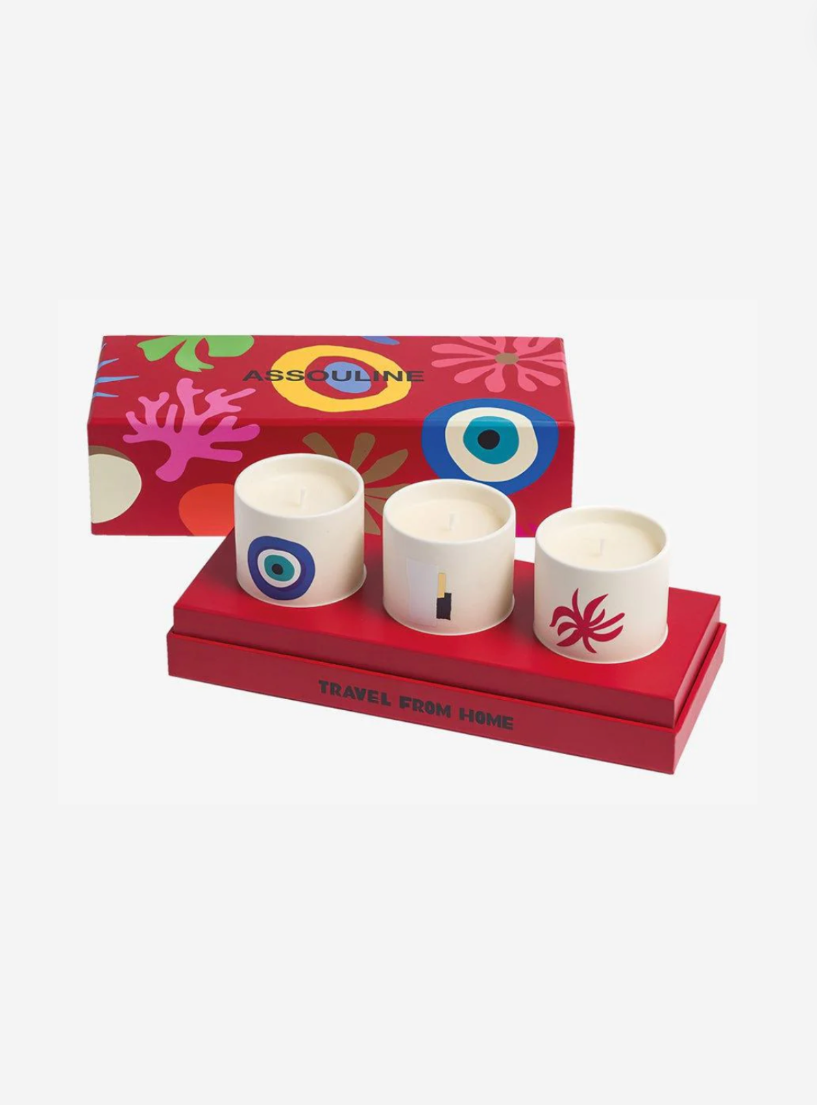 Travel from home mini scented candle set