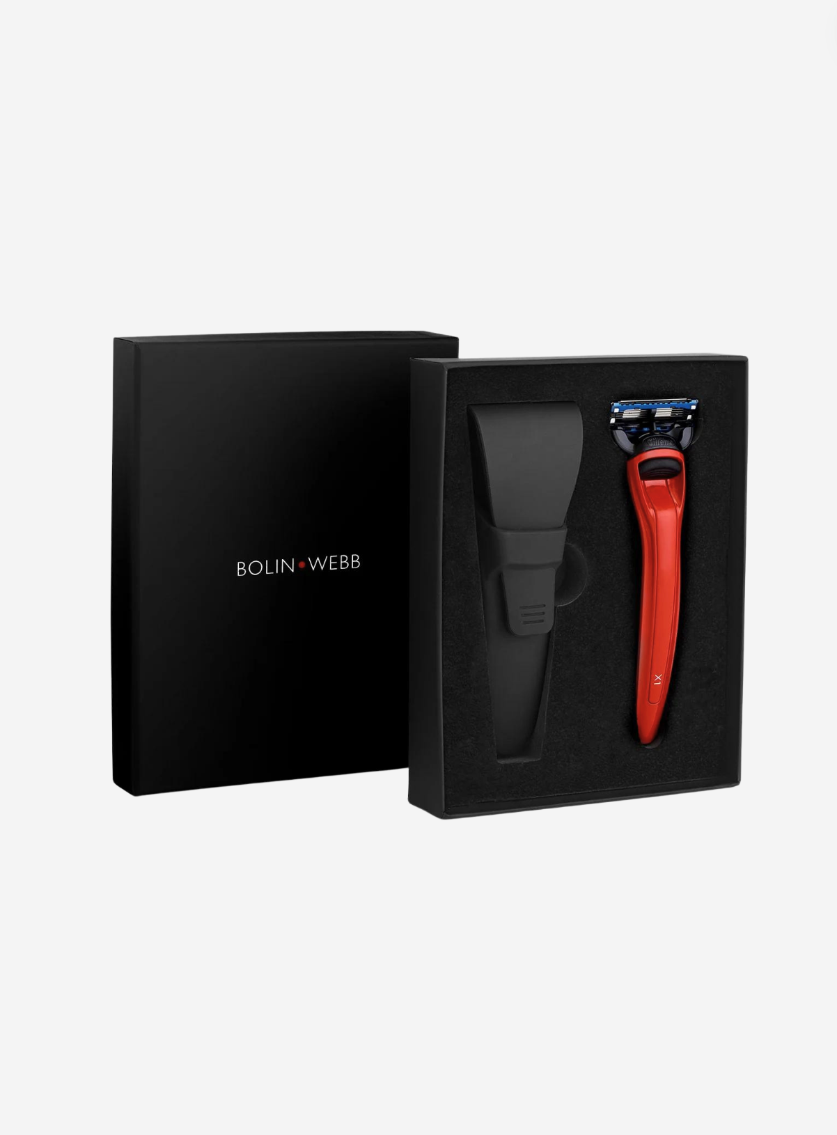 X1 Cooper Red Razor and Case