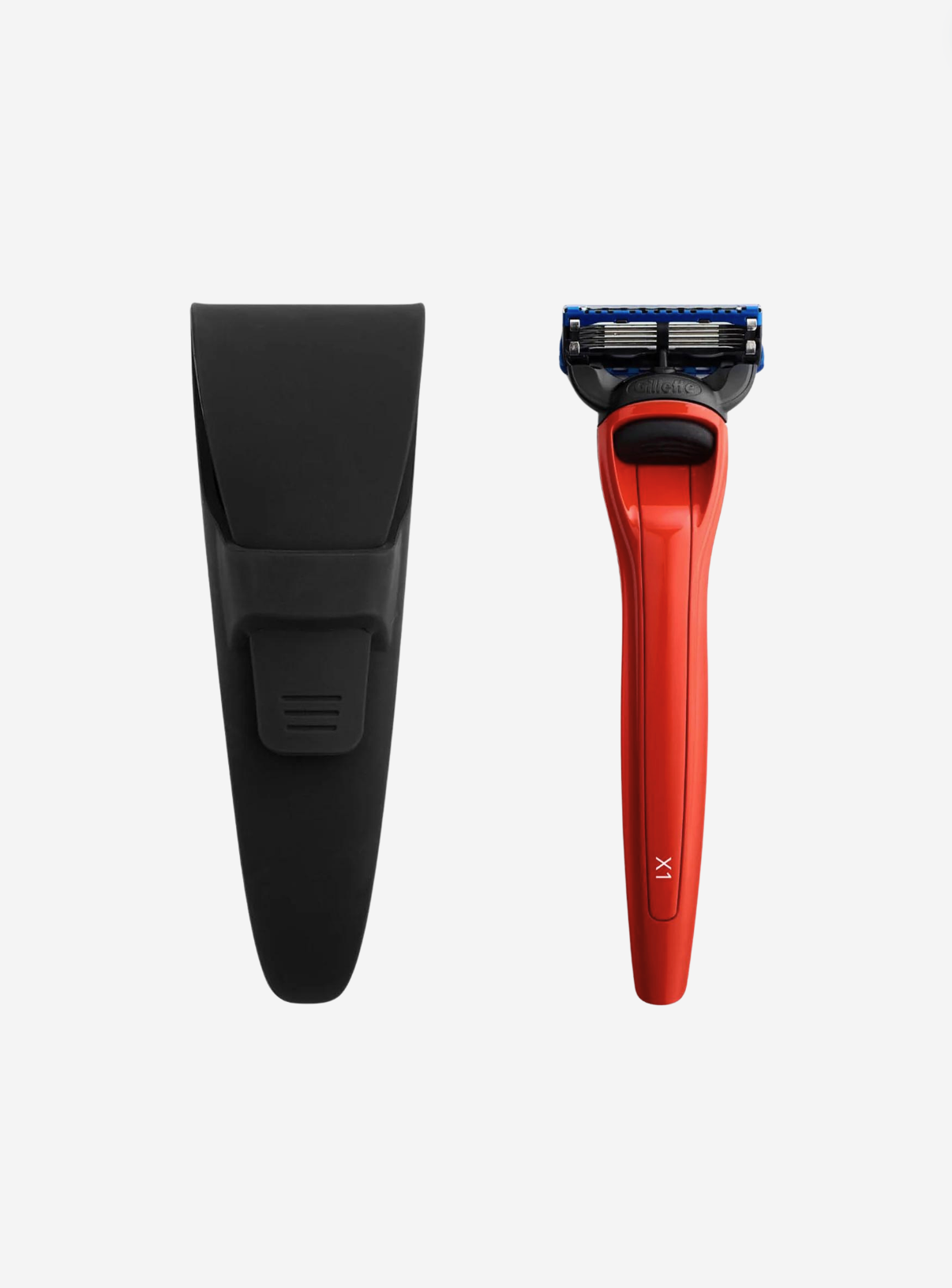 X1 Cooper Red Razor and Case