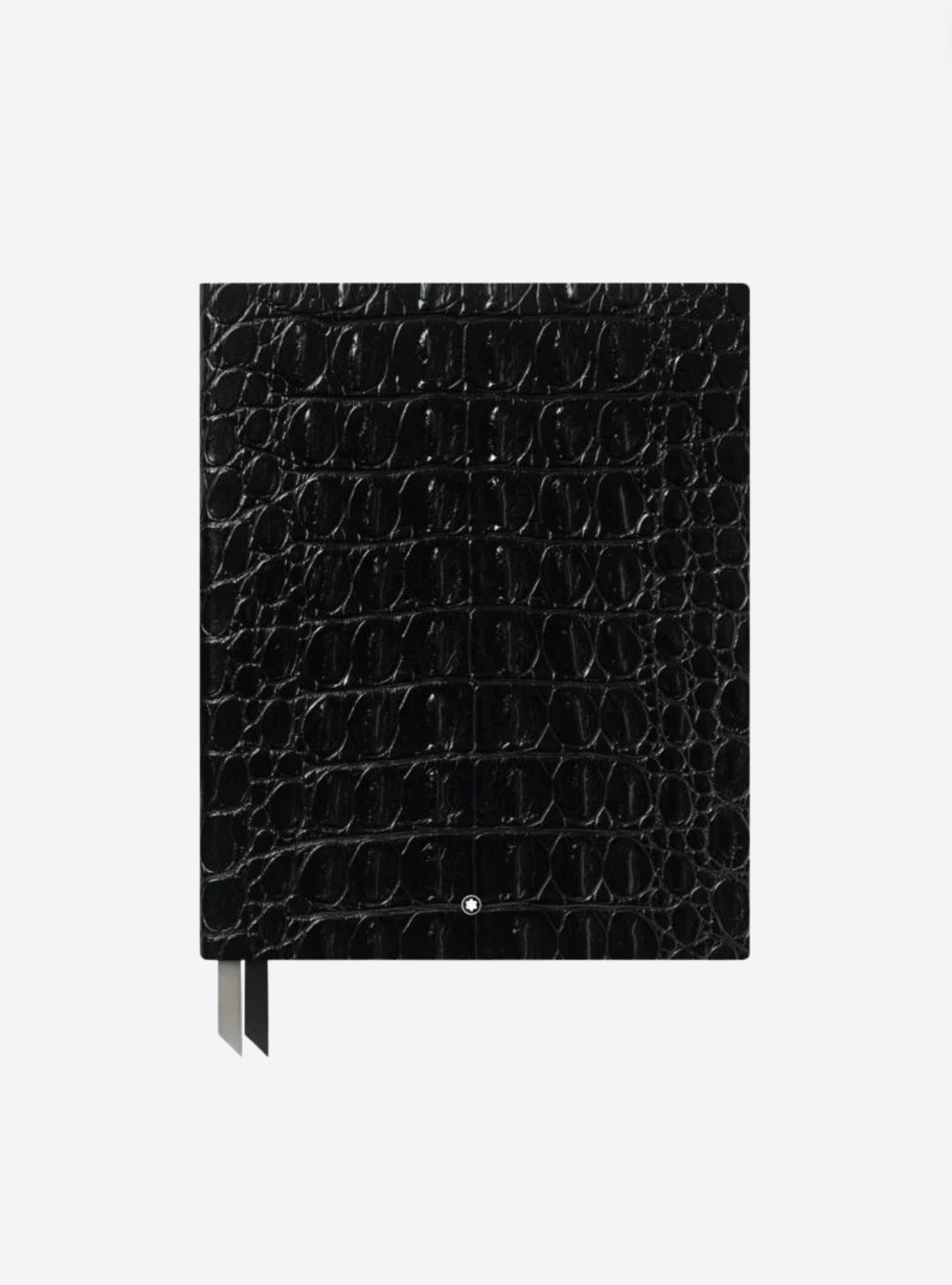 NOTEBOOK #149 CROCO PRINT, SHINY BLACK