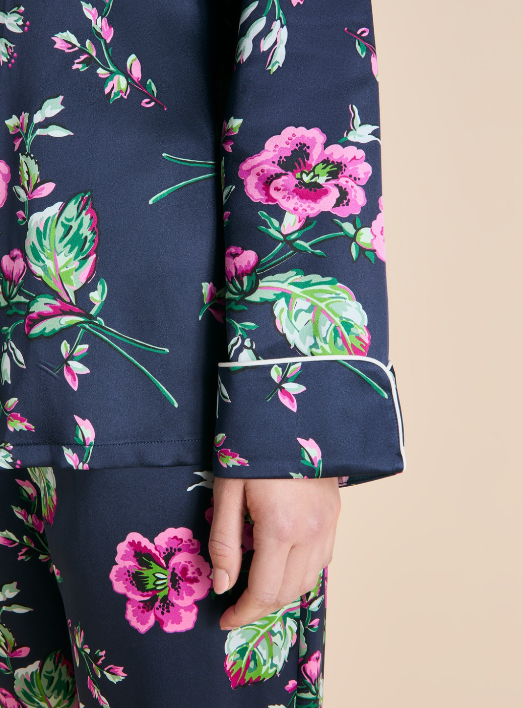 Lila Madison Navy Floral Pajamas