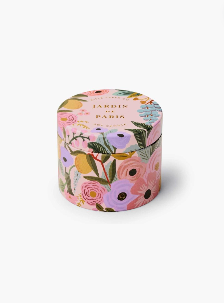 Jardin De Paris Tin Candle