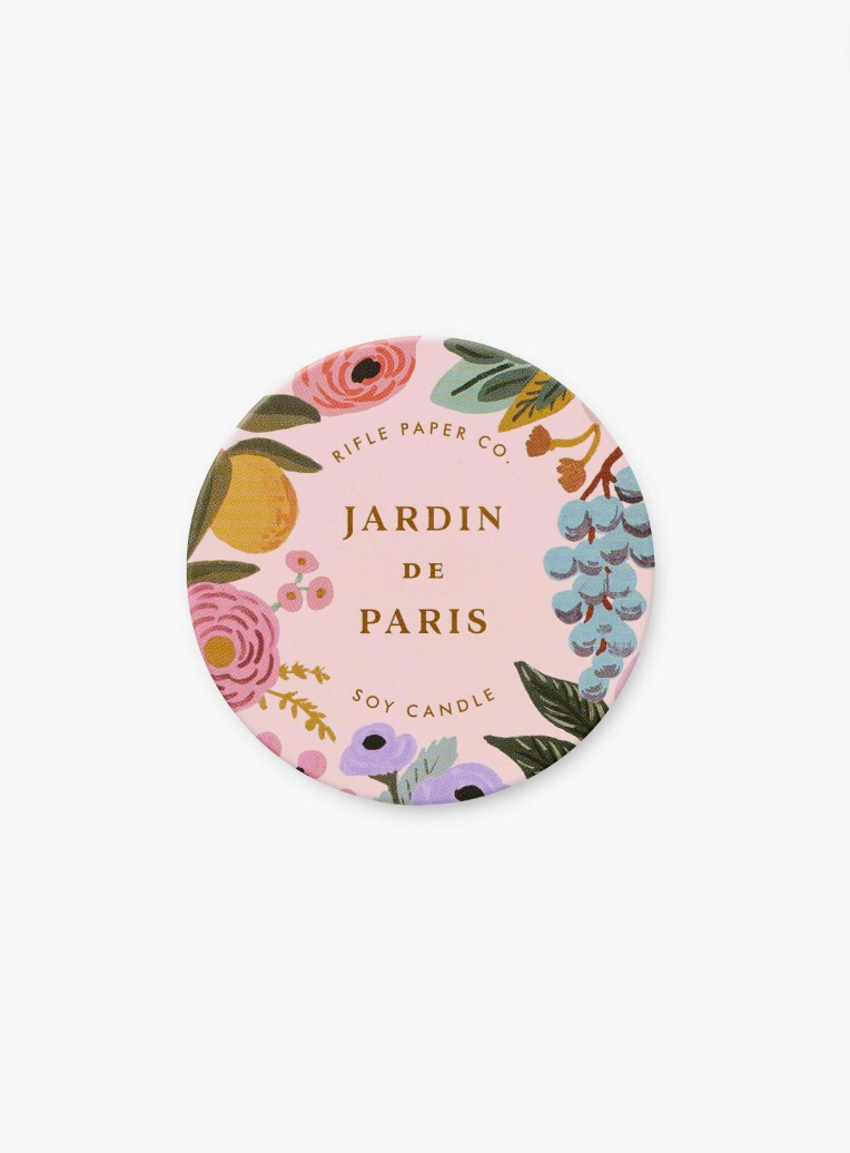 Jardin De Paris Tin Candle