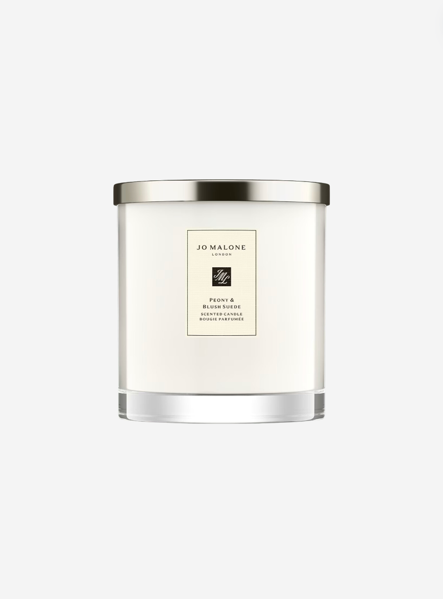 Peony & Blush Suede Luxury Candle