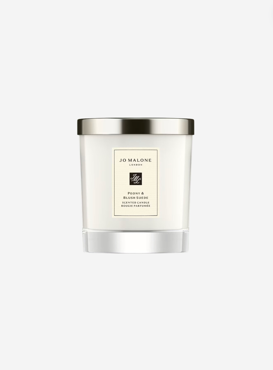 Peony & Blush Suede Home Candle