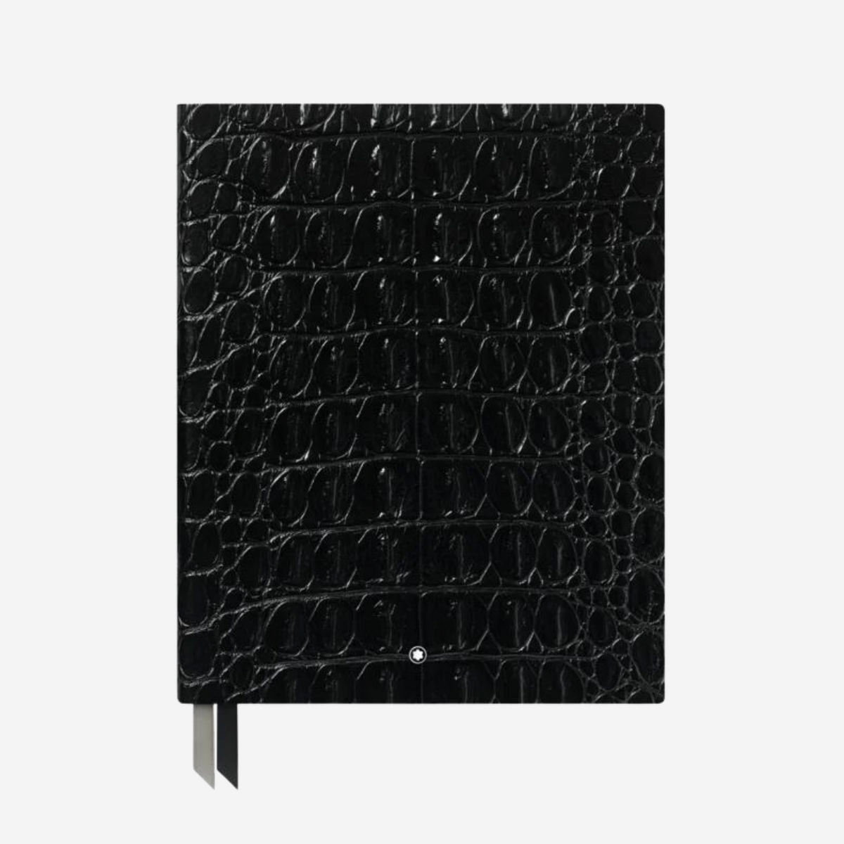 NOTEBOOK #149 CROCO PRINT, SHINY BLACK