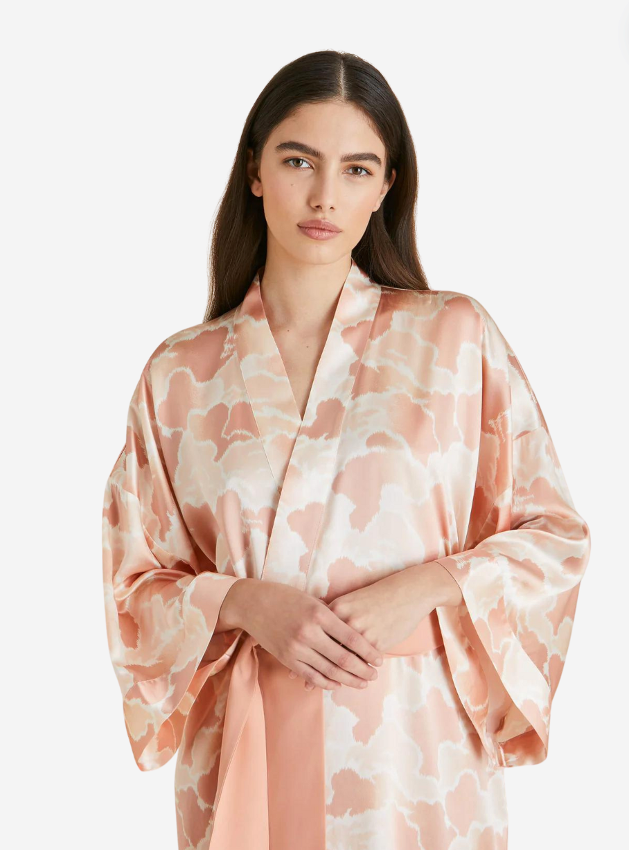 Mimi Icarus Peach Cloud Robe