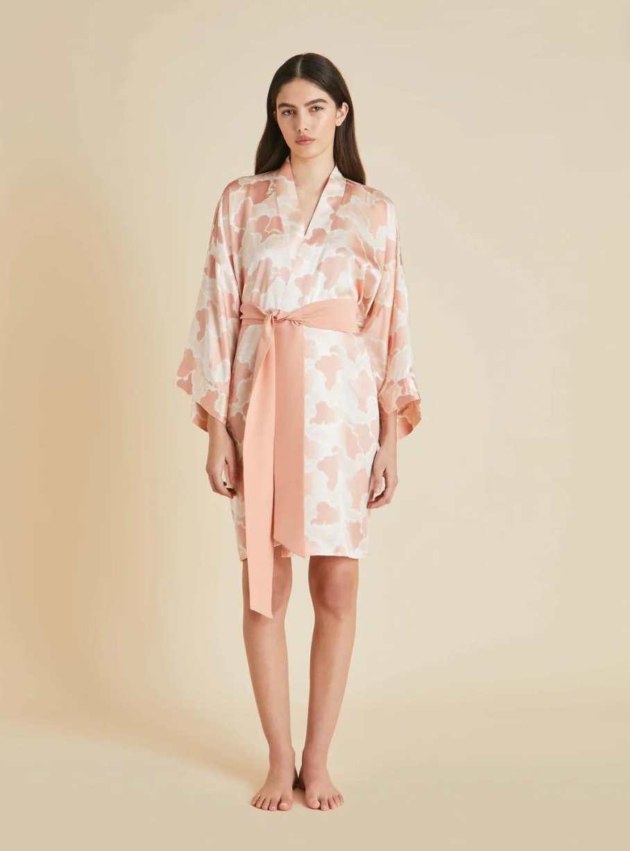 Mimi Icarus Peach Cloud Robe