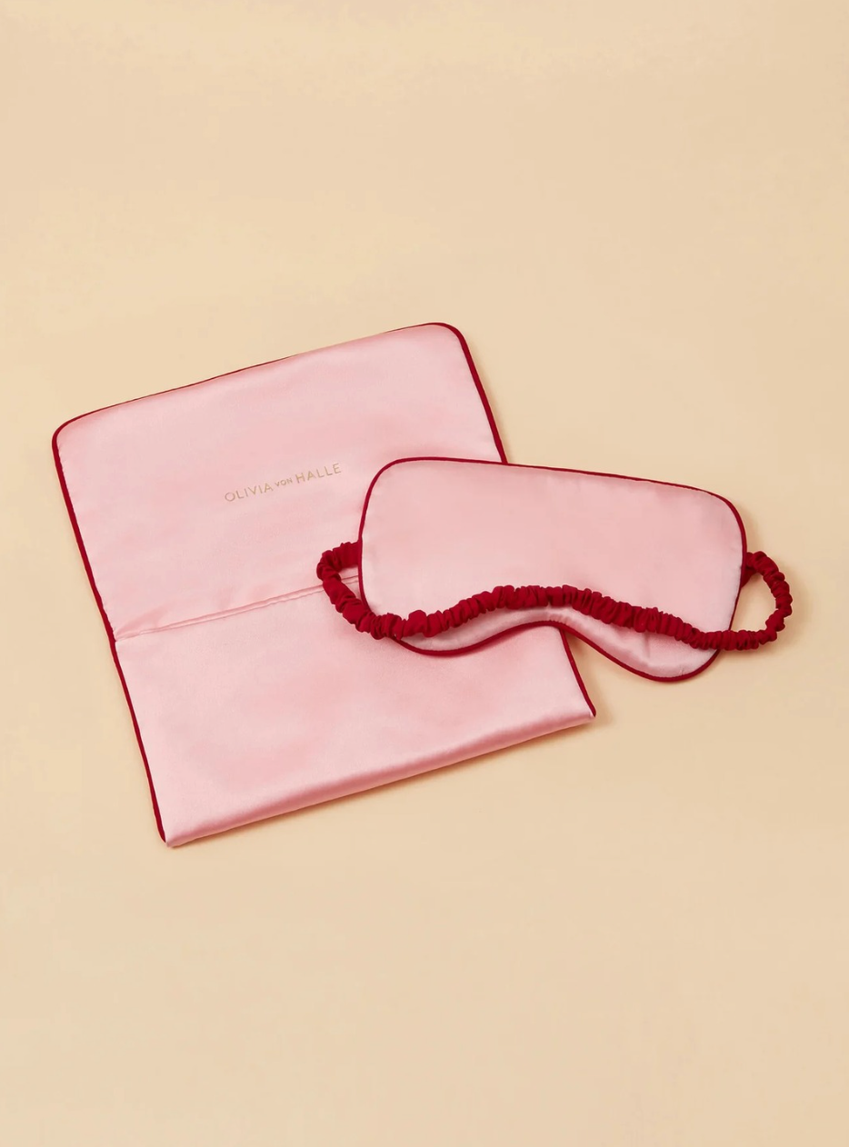 Audrey Blush Pink Eye Mask