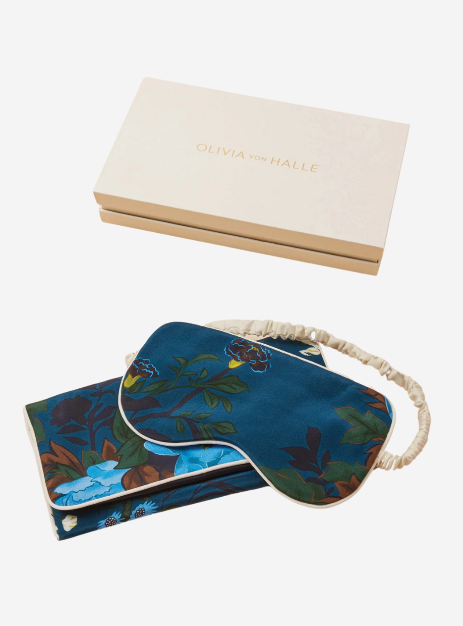 Audrey Tibatant Blue Floral Eye Mask