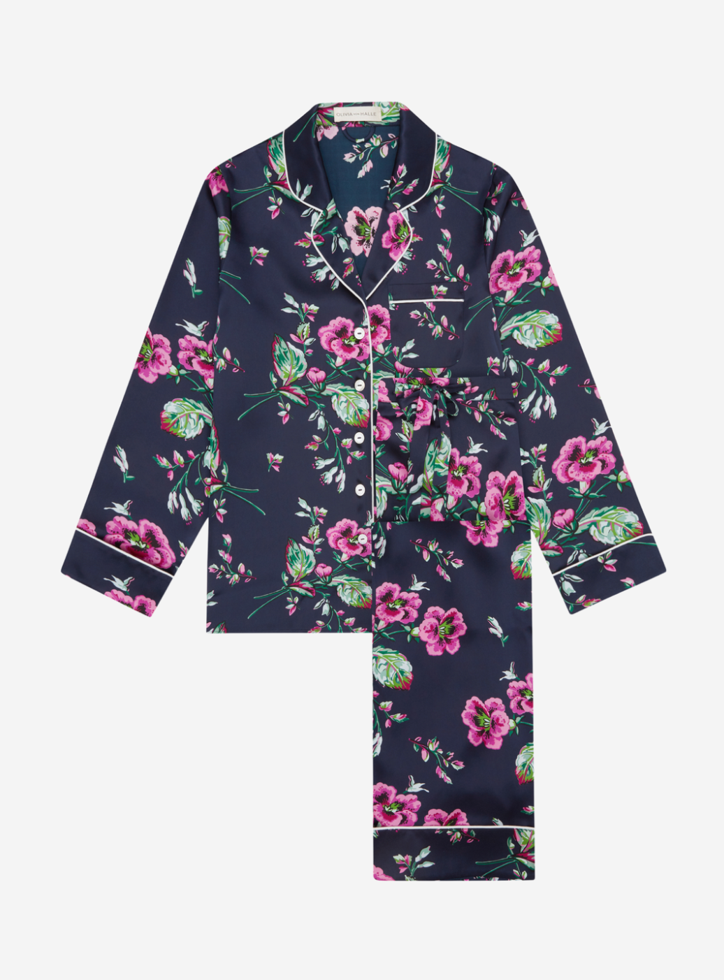 Lila Madison Navy Floral Pajamas