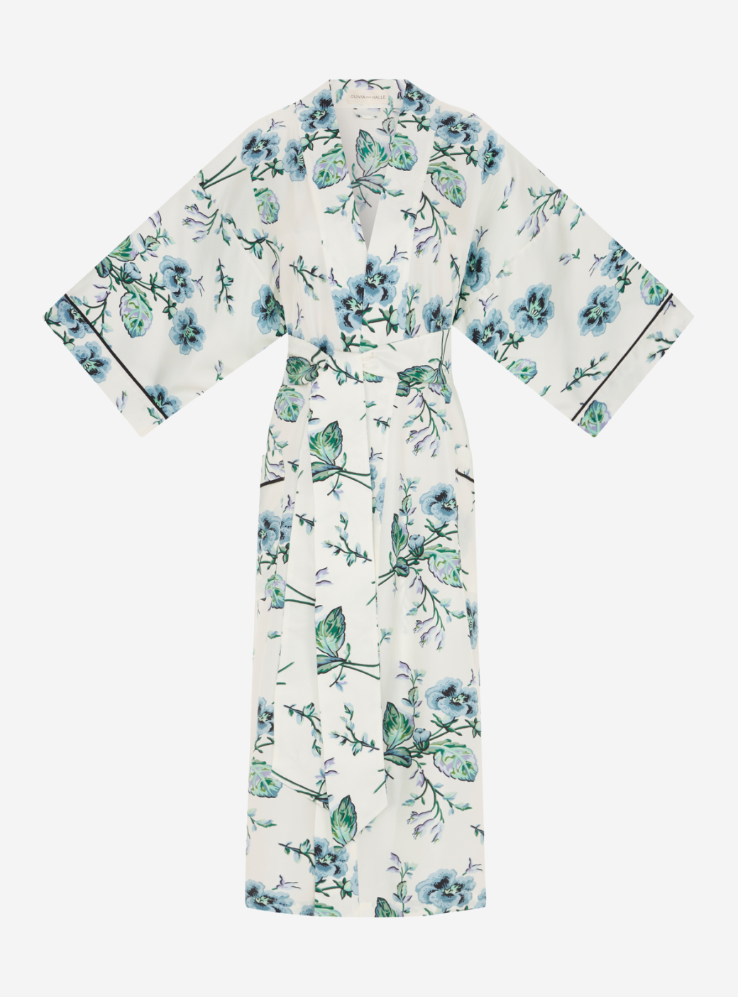 Sabine Caldwell Ivory Floral Robe