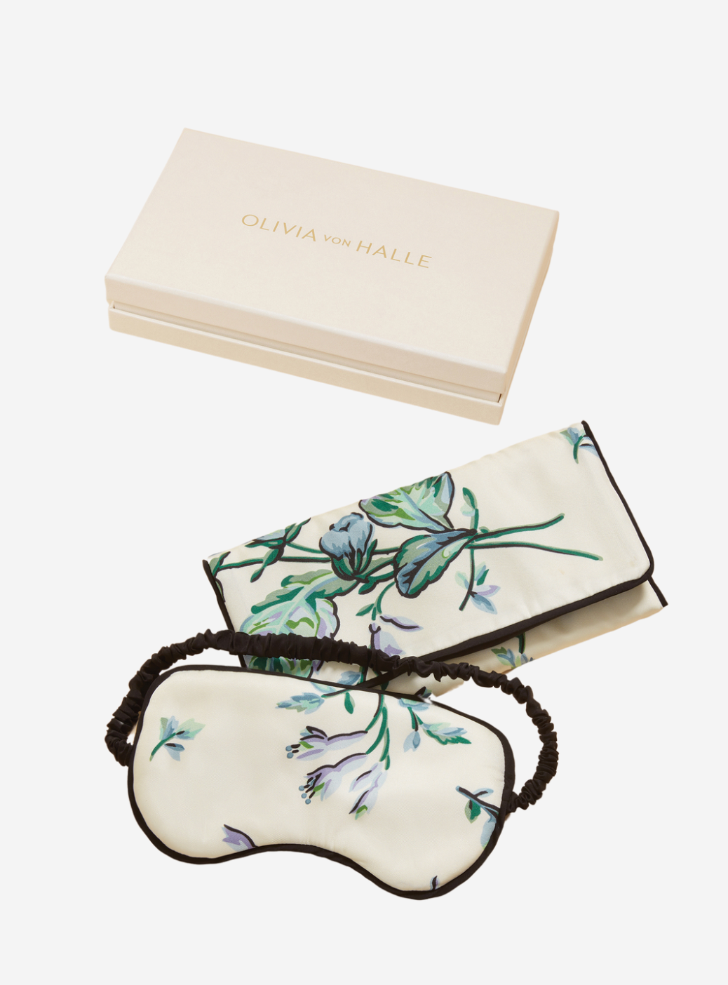 Audrey Caldwell Ivory Floral Eye Mask