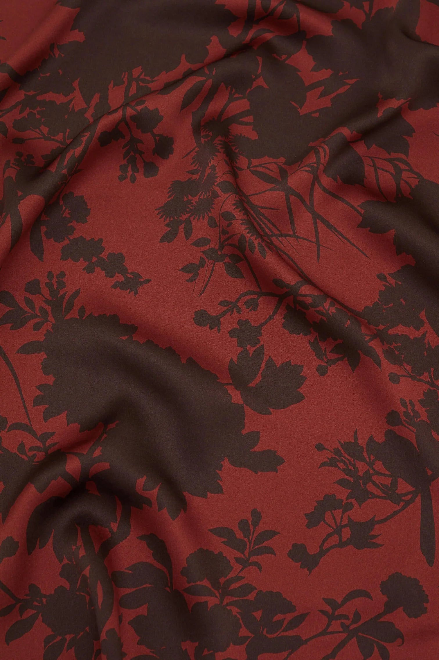 Queenie Lalanne Burgundy Floral Robe